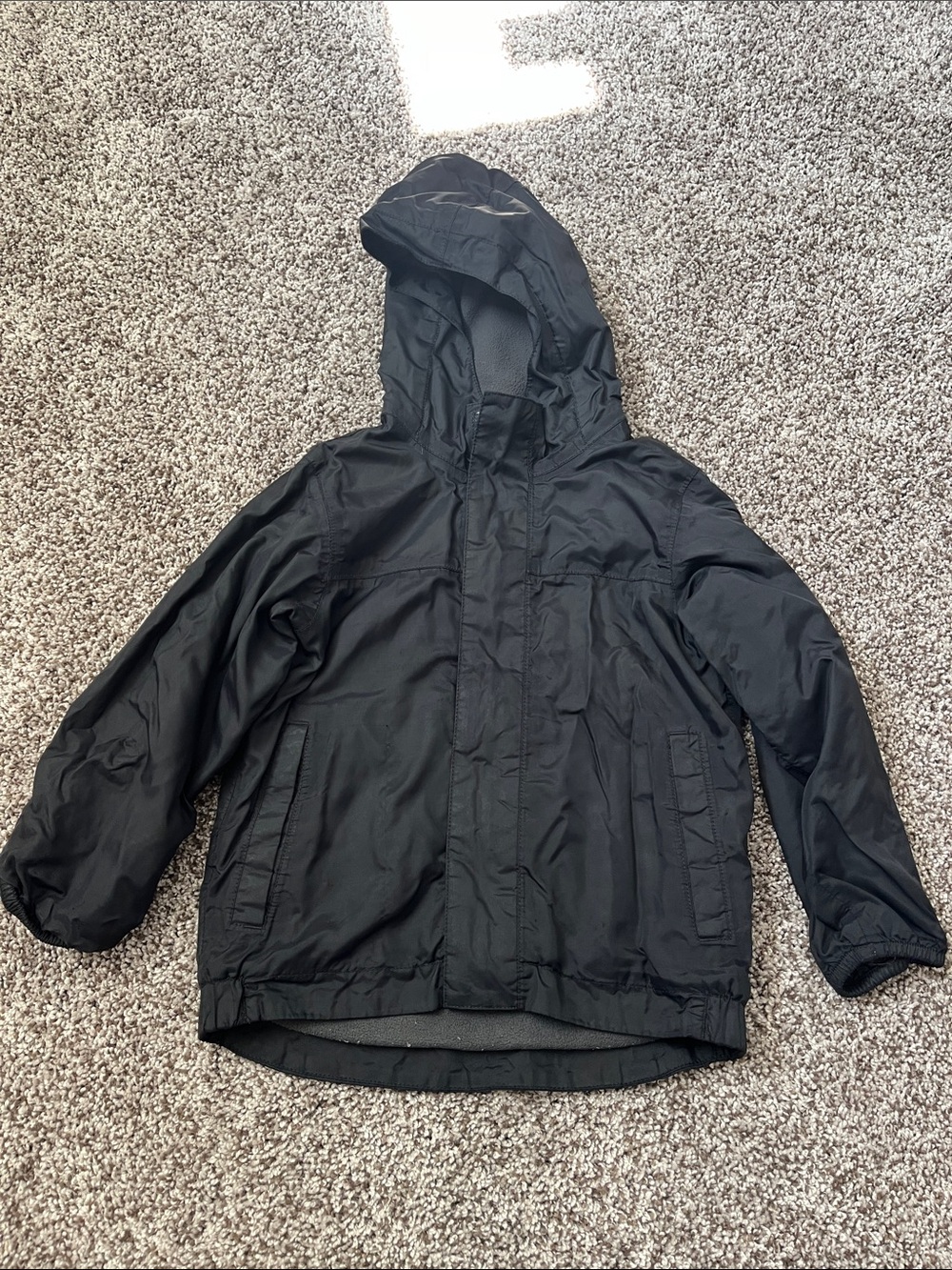 North Face Toddler Boy Black Hooded Jacket Size 3T